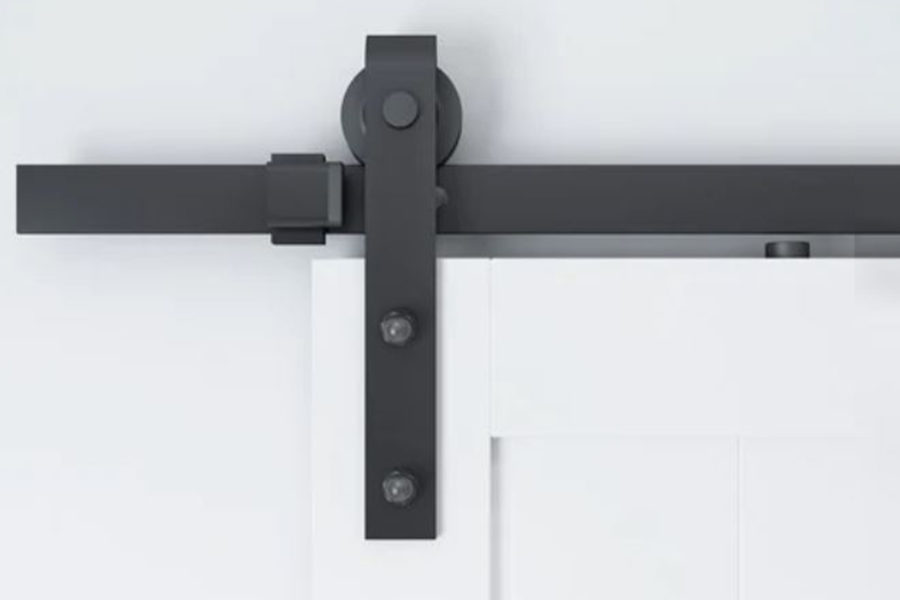Matte Black Track Barn Door Accessories
