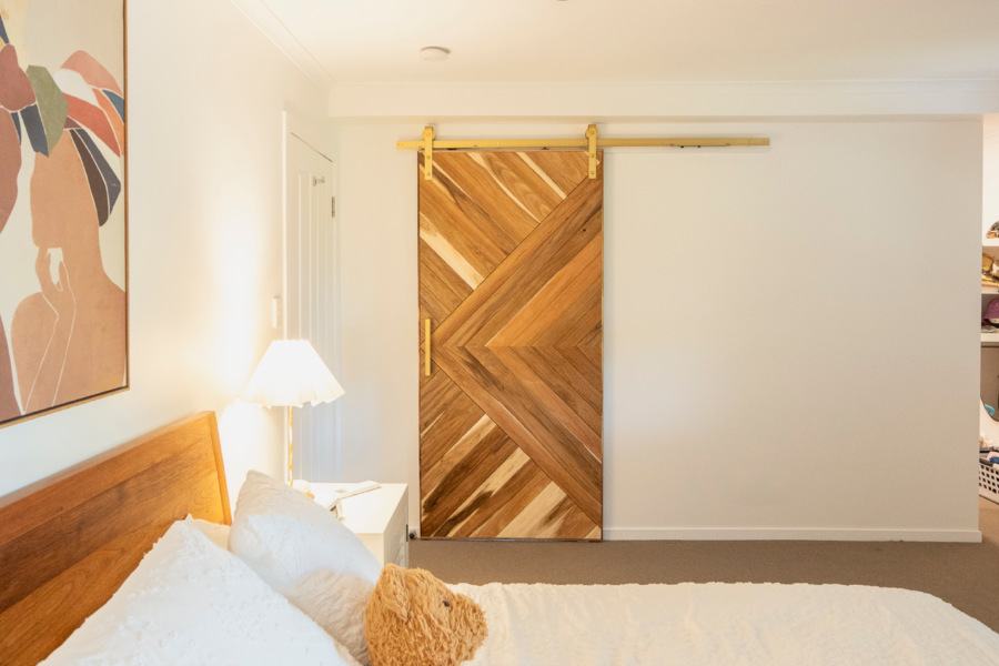 Herringbone Style Barn Door
