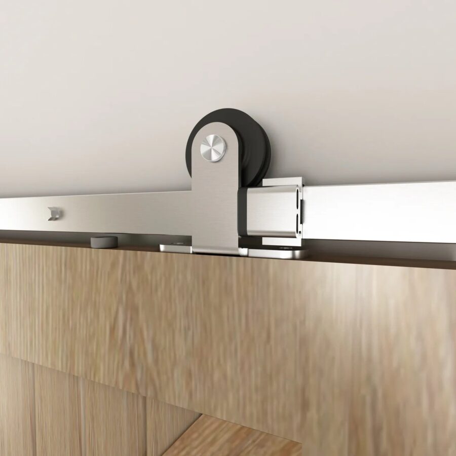 Stainless Steel Top Mounted Track Barn Door Accessories