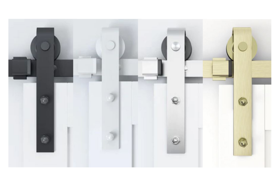 Face Mounted Barn Door Track Kits - Accessories