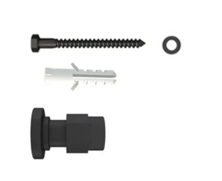 Barn Door Adjustable Post - Matte Black