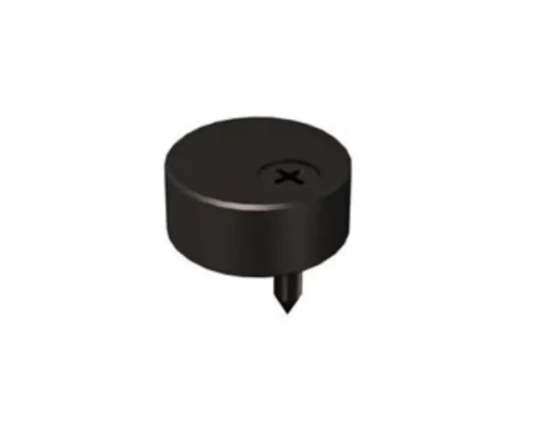 Barn Door Track Anti Jump - Matte Black