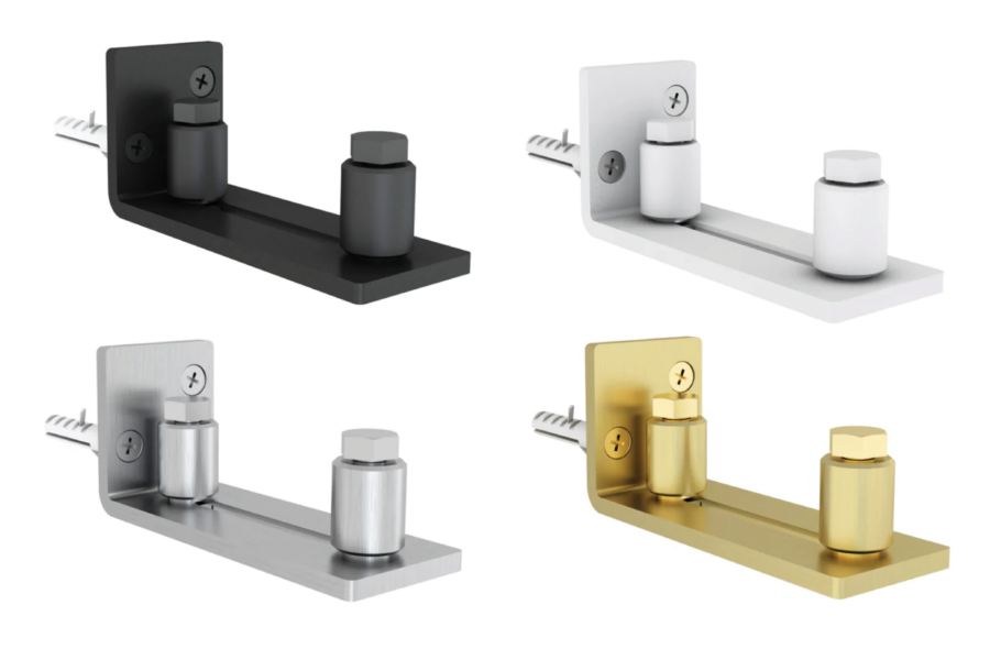 Barn Door Wall Mount Guide - Adjustable