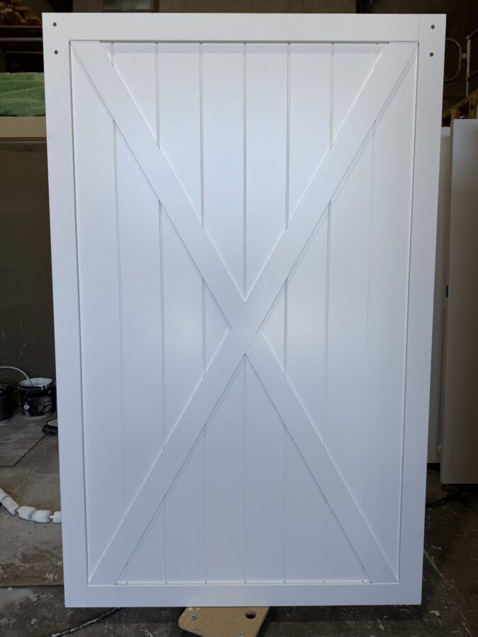 CLEARANCE 2165x1380 'X' Style Barn Door - FINAL SALE