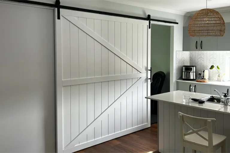 British Brace Barn Door Primed
