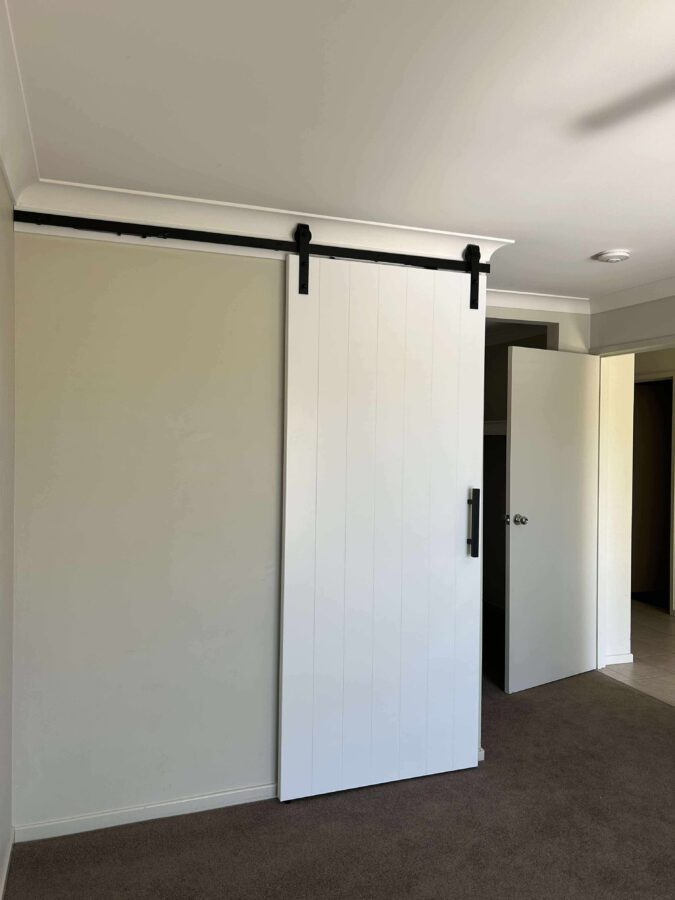 CLEARANCE 2150x880 Flat VJ Style Barn Door PRIMED